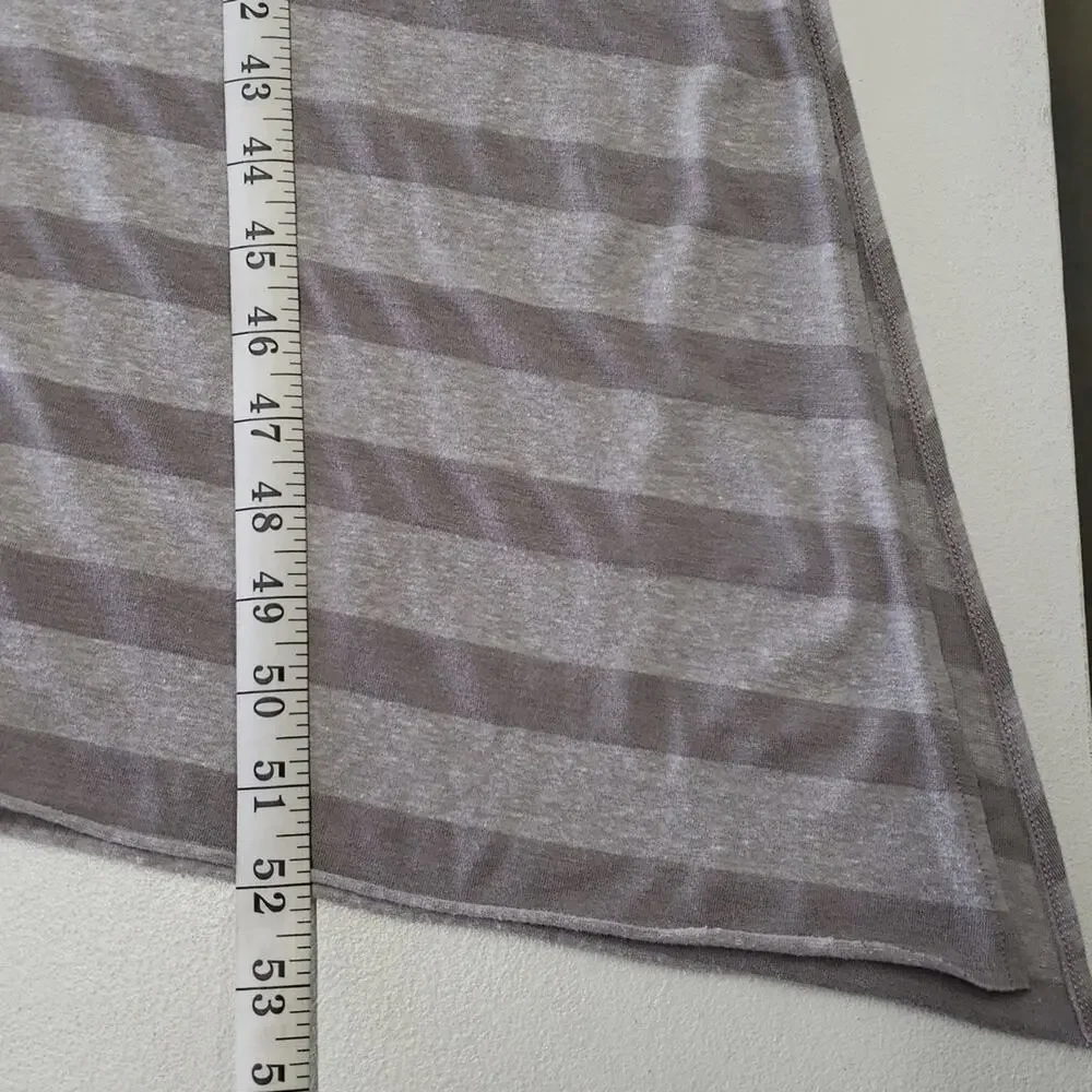 Free People Beach Striped Maxi Dress Striped Halter Attached Bra Women's XS